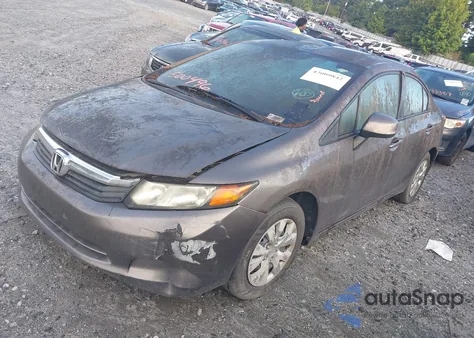 2012 Honda Civic Lx from USA, damaged, VIN 2HGFB2F55CH500496